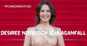 Désirée Nosbusch Schlaganfall